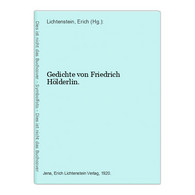 Gedichte Von Friedrich Hölderlin. - Poems & Essays