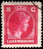 Pays : 286,04 (Luxembourg)  Yvert Et Tellier N° :   342 (o) - 1944 Charlotte Rechterzijde