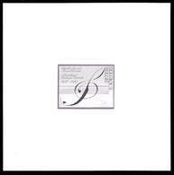 BELGIUM(1989) Musical Note. Ministerial Proof. Chapelle Musicale Reine Elisabeth. Scott No B1088, Yvert No 2344. - Ministerial Proofs [MV/FM]