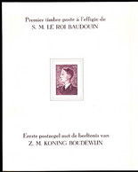 BELGIUM(1952) King Baudouin. Early Postal Visionaries. Compound Deluxe Proof (LX13). Scott Nos 435-46, Yvert Nos 879-91 - Luxuskleinbögen [LX]