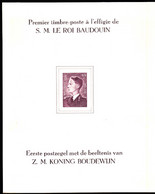 BELGIUM(1952) King Baudouin. Early Postal Visionaries. Compound Deluxe Proof (LX13). Scott Nos 435-46, Yvert Nos 879-91 - Deluxe Sheetlets [LX]