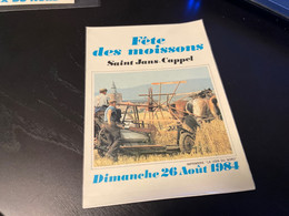Saint Jans Cappel - Festival Des Moissons 1984 - Autocollant - Altri & Non Classificati