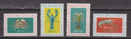 Nieuw Guinea New Guinea 78 - 81 MLH; Sociale Zorg, Schaaldieren 1962 - Nueva Guinea Holandesa