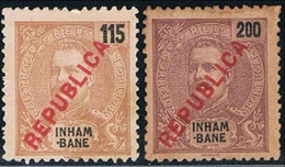 Inhambane, 1917, # 96, 98, MNG - Inhambane