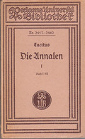 Die Annalen. Erster Band, Buch I-VI - 1. Oudheid
