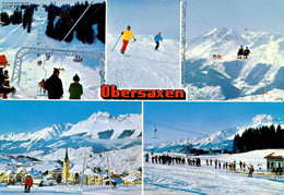 Skiparadies Obersaxen (Graubünden) Mehrbildkarte - Obersaxen