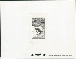 51051 - MONACO  -  1948  OLYMPIC GAMES - DELUXE SOUVENIR SHEET  - SKIING ! - Ete 1952: Helsinki