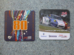 24 Heures Du MANS AUTO 2011, Lot De 2 Sous-bocks Illustrés  ; PAP03 - KFZ