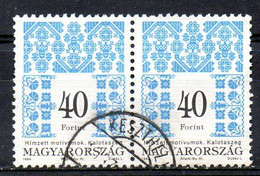 HONGRIE. N°3480 Oblitéré De 1994. Motif Décoratif Folklorique. - Used Stamps