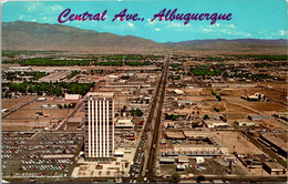 New Mexico Albuquerque Aerial View Showing Central Avenue Looking East - Albuquerque
