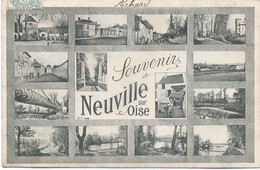 95 - NEUVILLE -SUR-OISE -  SOUVENIR DE NEUVILLE . - Neuville-sur-Oise