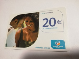 Caribbean Phonecard St Martin French Caribbean ANTILLES FRANCAISES RECHARGE BOUYGUES  20 EURO  ** 6688 ** - Antillen (Französische)