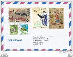 37-11 - Enveloppe Envoyée Du Japon En Argentine - Storia Postale