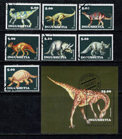 Ingushetia - 2001 - Animaux Préhistoriques / Prehistoric Animals / Voorhistorische Dieren - Used - Andere & Zonder Classificatie