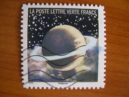 France  Obl   N° 1341 Tache Bleue - Used Stamps