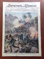 Copertina Domenica Corriere Nr. 35 Del 1915 WW1 Austriaci In Fuga Da Pozzi Alti - War 1914-18