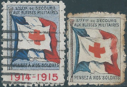 France 1915,Secours Aux Blessés Croix Rouge,Relief To The Wounded Red Cross,Used - Croce Rossa
