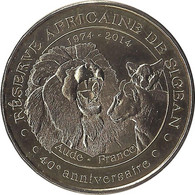 2014 MDP155 - SIGEAN - Réserve Africaine De Sigean 20 (La Famille Lion) / MONNAIE DE PARIS - 2014