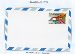 NU New York - Vereinte Nationen Entier Postal 1975 Y&T N°EPPA1975-03 - Michel N°GZSF1975-03 *** - 18c Chemin Du Ciel - Briefe U. Dokumente