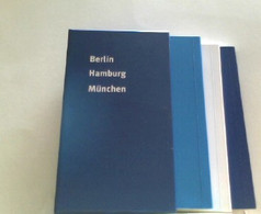 City Edition - Berlin, Hamburg & München: Drei Bände In Lederoptik In Elegantem Schuber, Mit Notizbuch (MERIAN - Duitsland