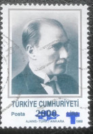 Türkiye - Turkije - C4/59 - (°)used - 1996 - Michel 3090 - Ataturk Met Opdruk - Used Stamps