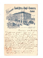 14919 " GRAND HOTEL DE TURIN ET TROMBETTA-TURIN " -CART. POST. SPED.1911 - Cafés, Hôtels & Restaurants