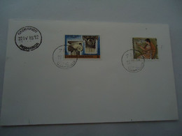 GREECE UNOFFICIAL COVER 1988 POSTMARK TROBETINIA PLOMARION 769 MITILINI - Postembleem & Poststempel