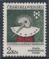 Tschechoslowakei Czechoslovakia 1991 Mi 3094 YT 2895 SG 3069 ** "Pinocchio" By Stasys Eidrigevičius - Book Illustration - Poupées