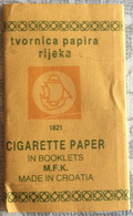 Tobacco (related) > Around Cigarettes CIGARETTE PAPER RIZLE ZIGARETTENPAPIER CARTINE TVORNICA PAPIRA RIJEKA DUHAN - Sonstige & Ohne Zuordnung