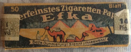 Tobacco > Around Cigarettes CIGARETTE PAPER RIZLE ZIGARETTENPAPIER CARTINE EFKA PYRAMIDEN GERMANY - Autres & Non Classés