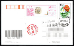 China 3 Postal Circulated FDC Of Color Postage Machine Meters - Storia Postale