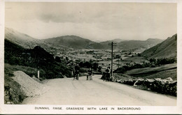 CUMBRIA - DUNMAIL RAISE , GRASMERE WITH LAKE IN BACKGROUND RP Cu1288 - Grasmere