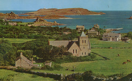 CORNWALL - ISLES OF SCILLY - TRESCO - THE CHURCH AND OLD GRIMSBY Co1197 - Scilly Isles