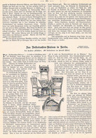 A102 938 - Ewald Thiel Klitscher Volkstracht Museum Berlin Tracht Artikel Von 1899 !! - Musées & Expositions