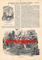 A102 947 - Fritz Bergen München Erste Sportausstellung Artikel Von 1899 !! - Museums & Exhibitions