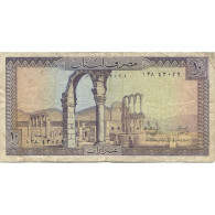 Billet, Lebanon, 10 Livres, KM:63f, TB - Libye