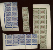 20 X Taxes Du Ruanda-Urundi   15b:19b.  Cote 35,-euros. Très Frais - Unused Stamps