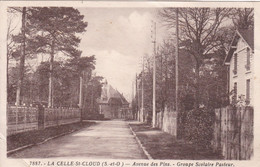 Cpa Dept 78 - La-celle-saint-cloud - Avenue Des Pins - Groupe Scolaire Pasteur (pli D'angle - Voir Scan Recto-verso) - La Celle Saint Cloud