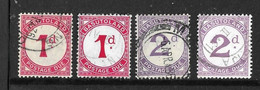 BASUTOLAND 1933 - 1952 POSTAGE DUE SET SG D1, D1b, D2, D2a BOTH ORDINARY AND CHALK-SURFACED PAPERS FINE USED Cat £92 - Postage Due