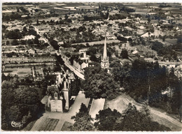 SAINT JULIEN LARS VUE AERIENNE CHATEAU EGLISE - Saint Julien L'Ars