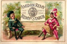 2 Calendriers 1891 Amidon  Remy Starch De LOUVAIN Chromos Stijfsel Strijken , Litho Reclame Reklame ,  Mooie Staat - Kleinformat : ...-1900