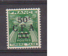 REUNION          N° YVERT  :  TAXE 44  NEUF AVEC CHARNIERE     ( CHARN 04/38 ) - Postage Due