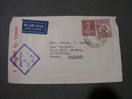 Australien , Censor 1942 Cv. To GB  SHIP MAILROOM - Cartas & Documentos