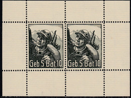 Timbres Militaires : Blocs Et Feuillets - Cote ? - Vignettes