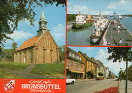 011674  Schleusenstadt Brunsbüttel  Mehrbildkarte - Brunsbuettel