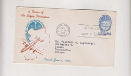 CANADA 1955  FDC Cover To Yugoslavia - Briefe U. Dokumente