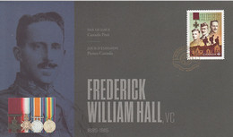 Canada 2021 Set Of 3 FDCs (P) Valour Road WWI Victoria Cross Recipients - 2011-...