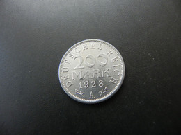 Deutschland Germany 200 Mark 1923 A - 200 & 500 Mark