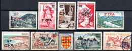 Réunion: Yvert N° 307/319; 10 Valeurs - Used Stamps