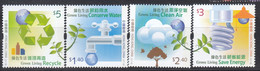 Hong Kong 2011 Green Living  Stamps 4v - Water